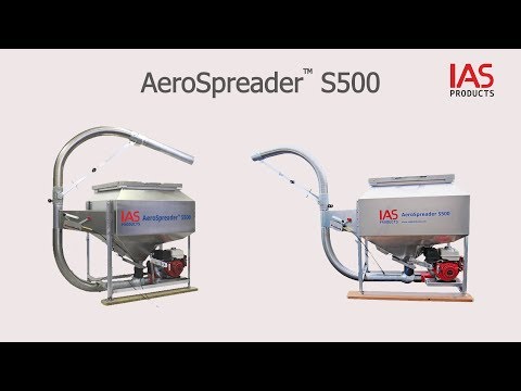 AeroSpreader S500 - Fish farm feeding demonstration