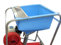 2024 catalogue example - S80 - Hopper and feed bag shelf detail (pictured options subject to configuration)